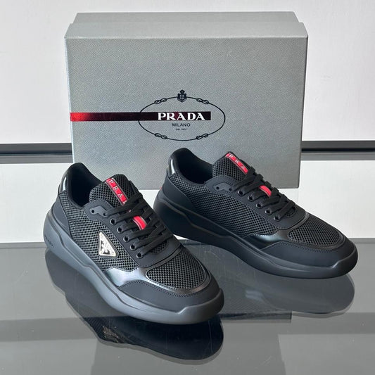 PR Mesh lace-up sneakers 0725061201