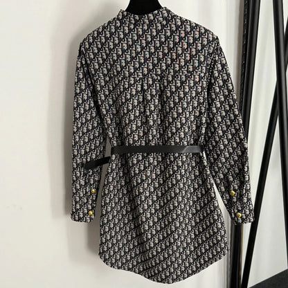 New Vintage DR Stand Collar Long-Sleeve Shirt 1025102103