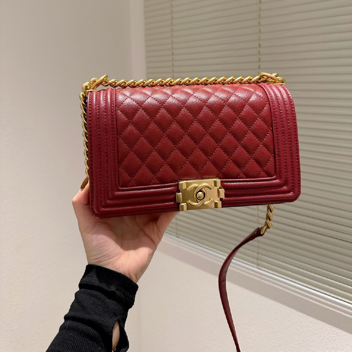 Classic Caviar Leather Handbags