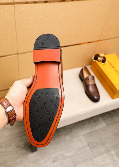 Lvv Fashion 25ss printed leather shoes 0725060616