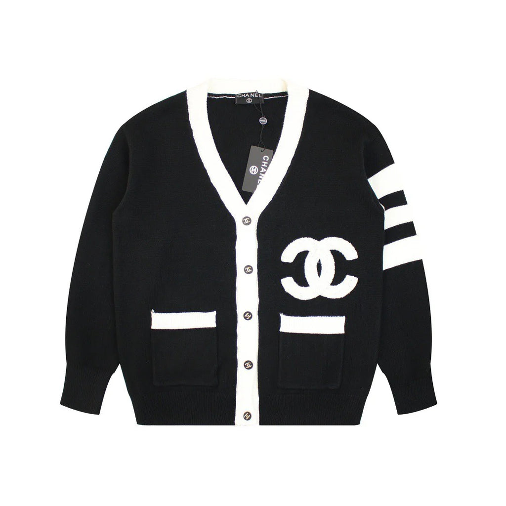 Versatile Knitted Embroidered Cardigan 1024093027