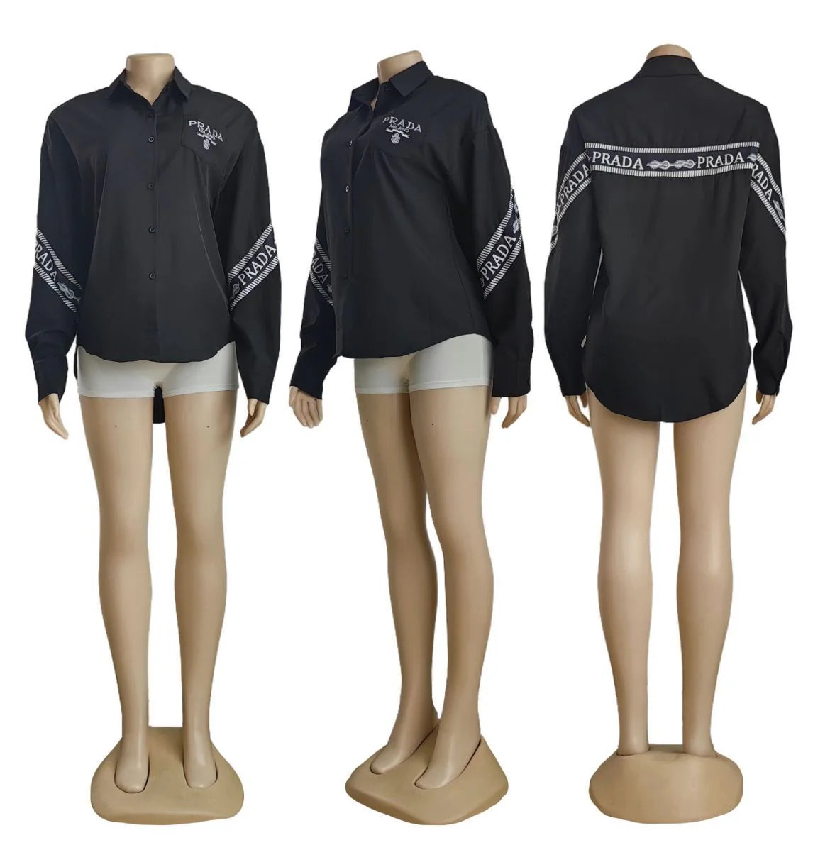 New Ladies Loose Casual Elegant Shirt 102402109