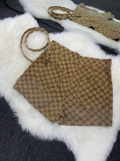 GG Fashion printed shorts 0725061623