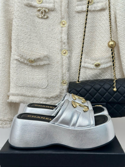 CNL Women Leather Platform Sandal 0724062801