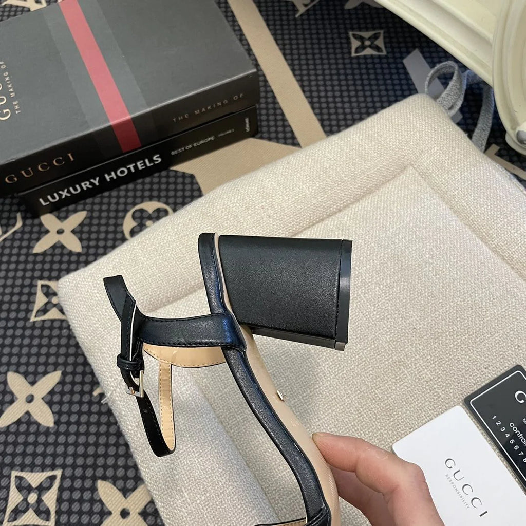 Classic Horsebit Leather Platform Sandals 1024031818