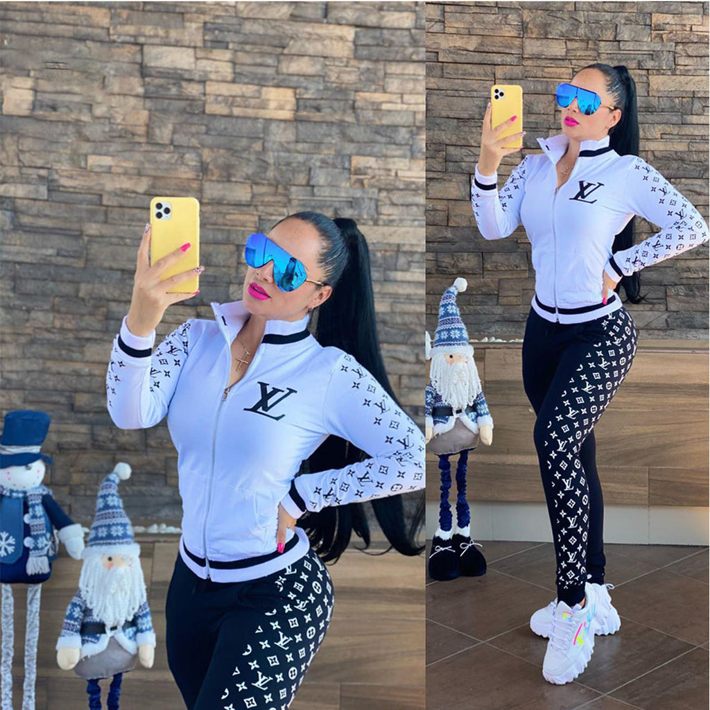 New Style V Logo Women's Leisure Suits