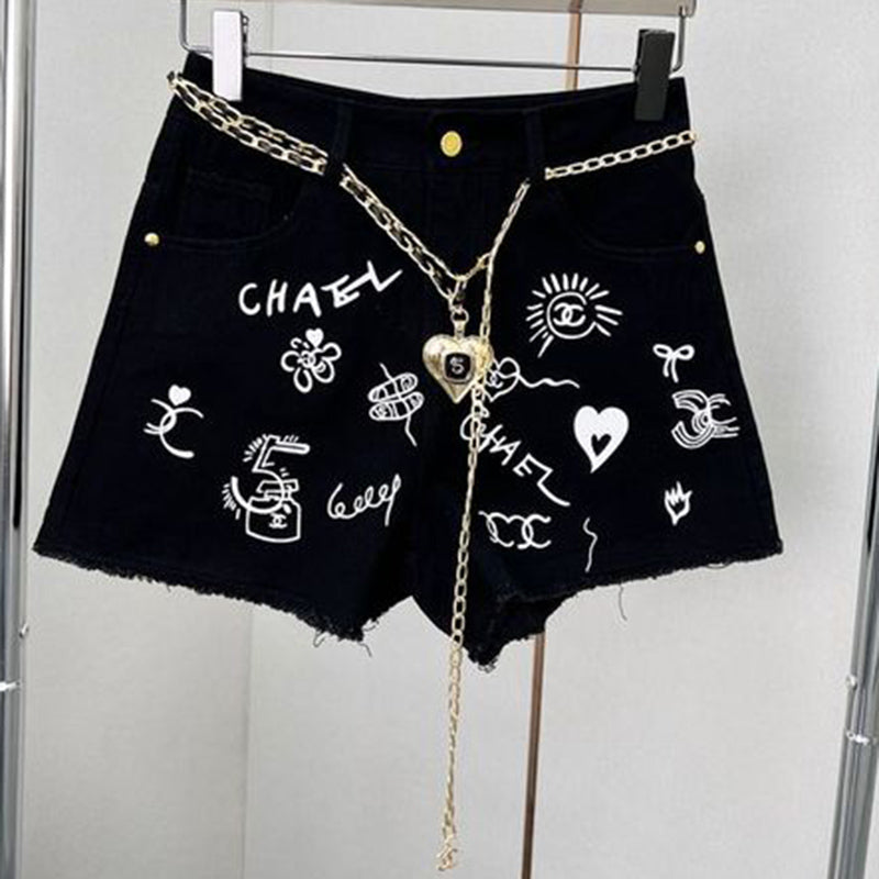 Fashion trend graffiti shorts PD10061217