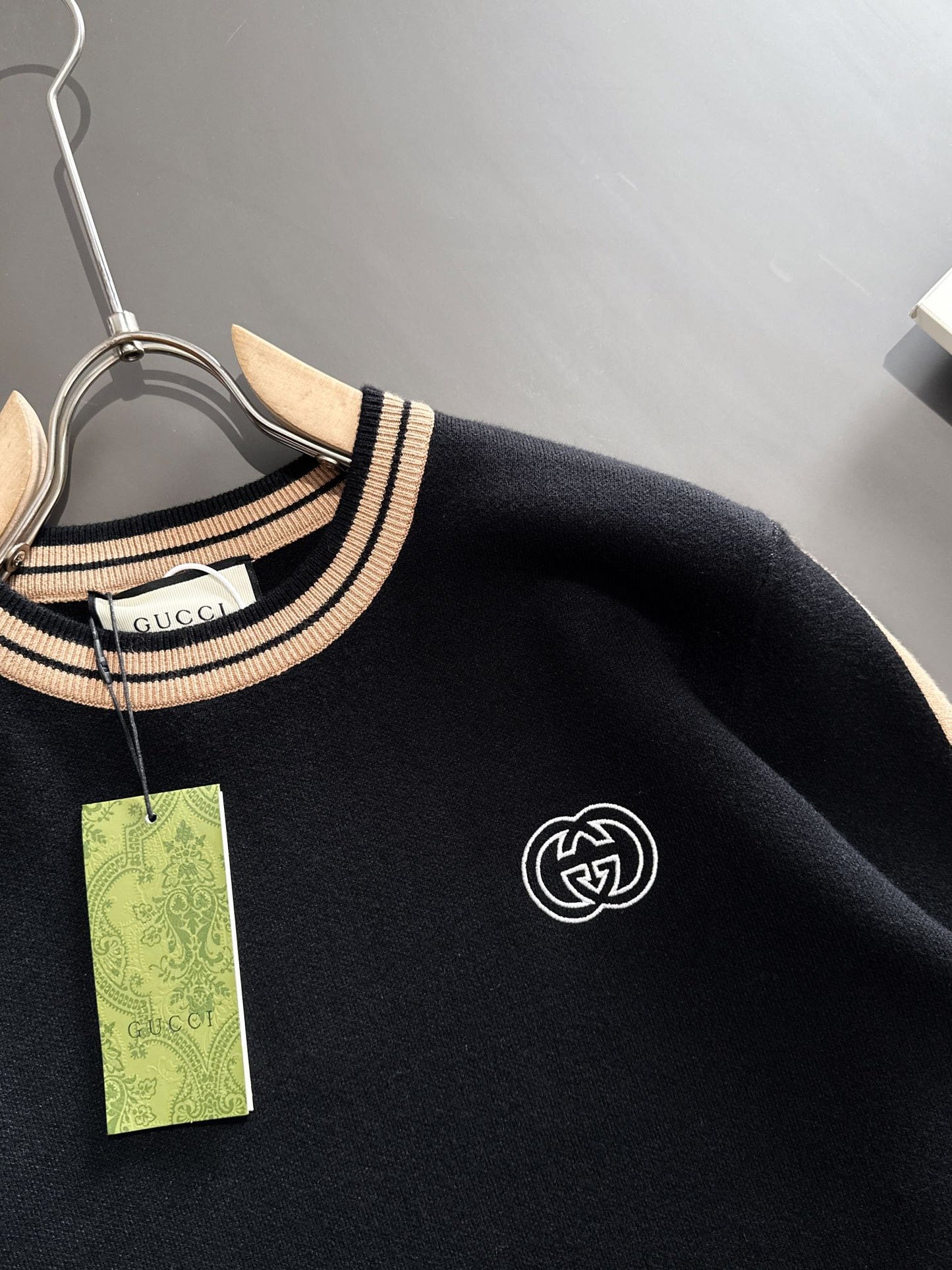 GG Fashion Print Crewneck Sweater 0724121811