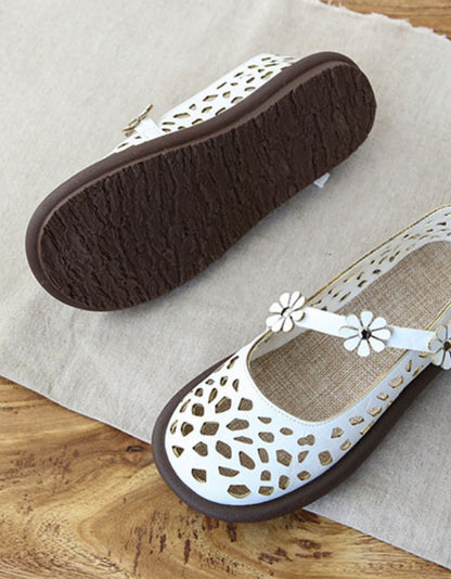 Comfortable Summer Hollow Wide Toe Box Sandals