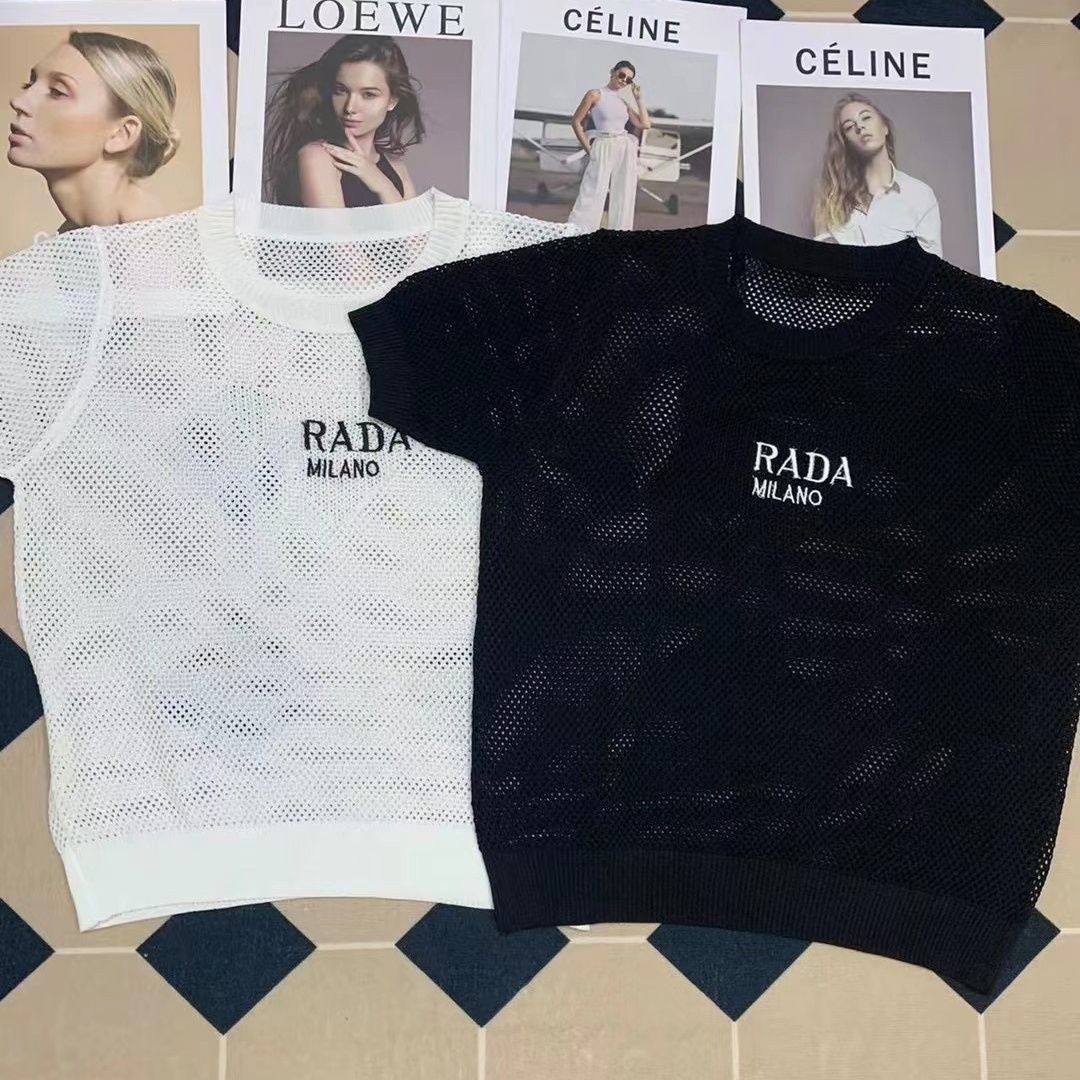 New Hollow Sweater Thin Short-sleeved 1024031412