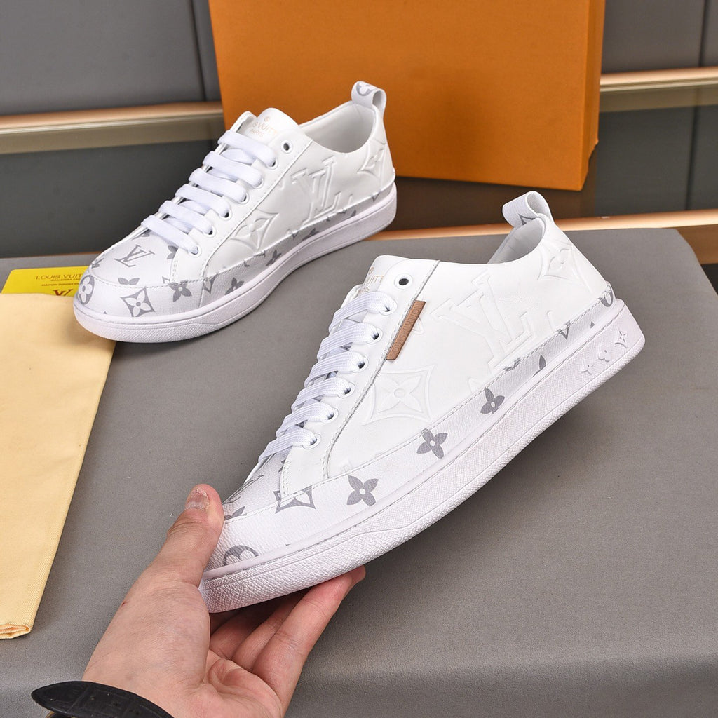 Leisure Pattern Two Tone Trendy Low-top Shoes