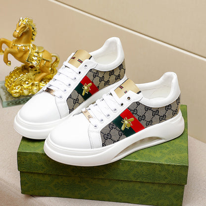 Fashion Bees&stripes g pattern casual lace-up shoes