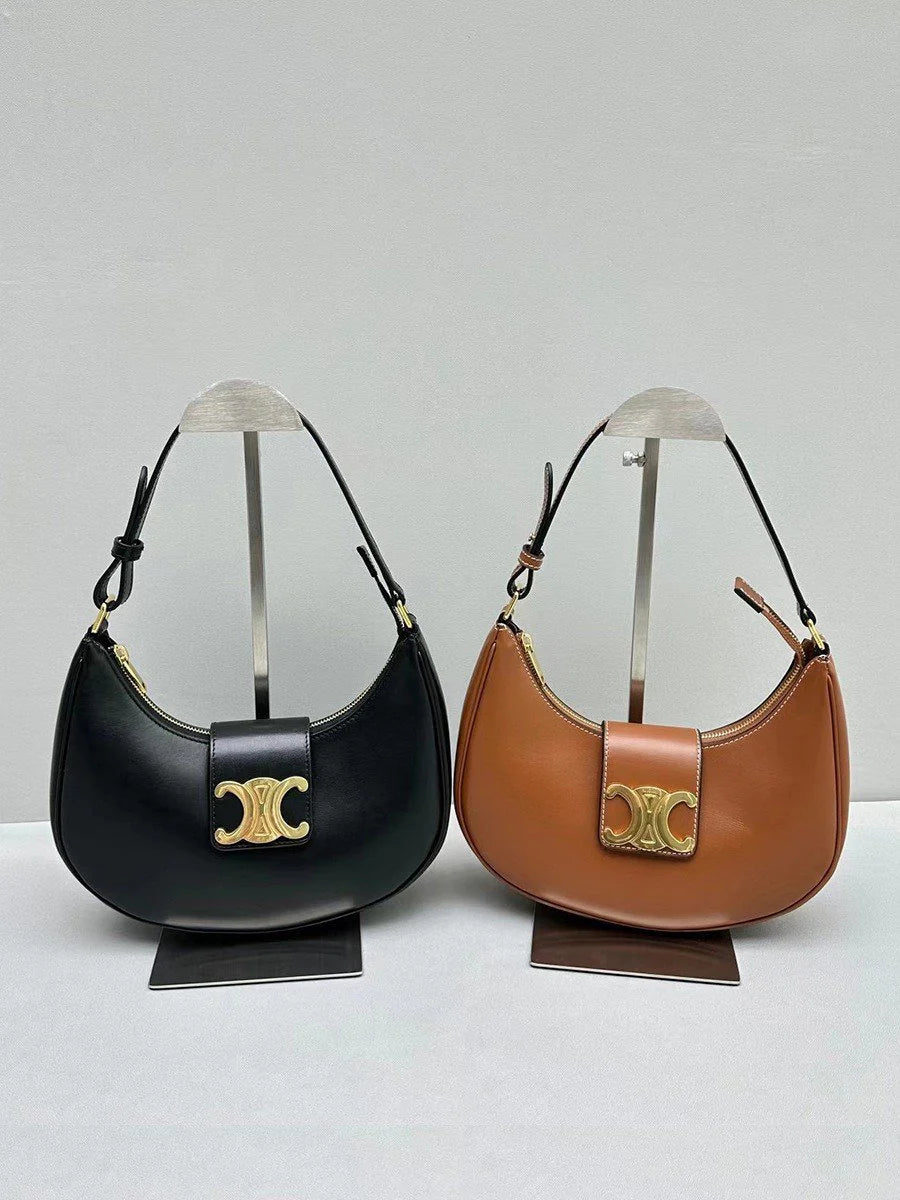 New Vintage Old Flower Portable Crescent Bag 1024041126