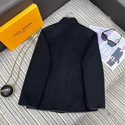 Women Classic Double-Breasted Wool Coat 1025102415