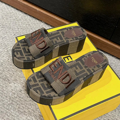 Fashion casual thick soled sandals and slippers 1024060710