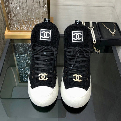 New high top fur casual shoes 1024101512