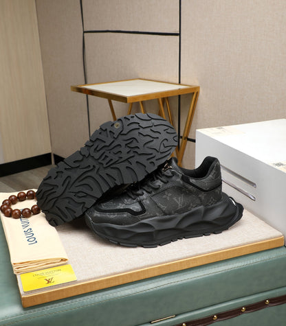 Lvv fashion luxury printed rubber sole sports shoes 0724121601