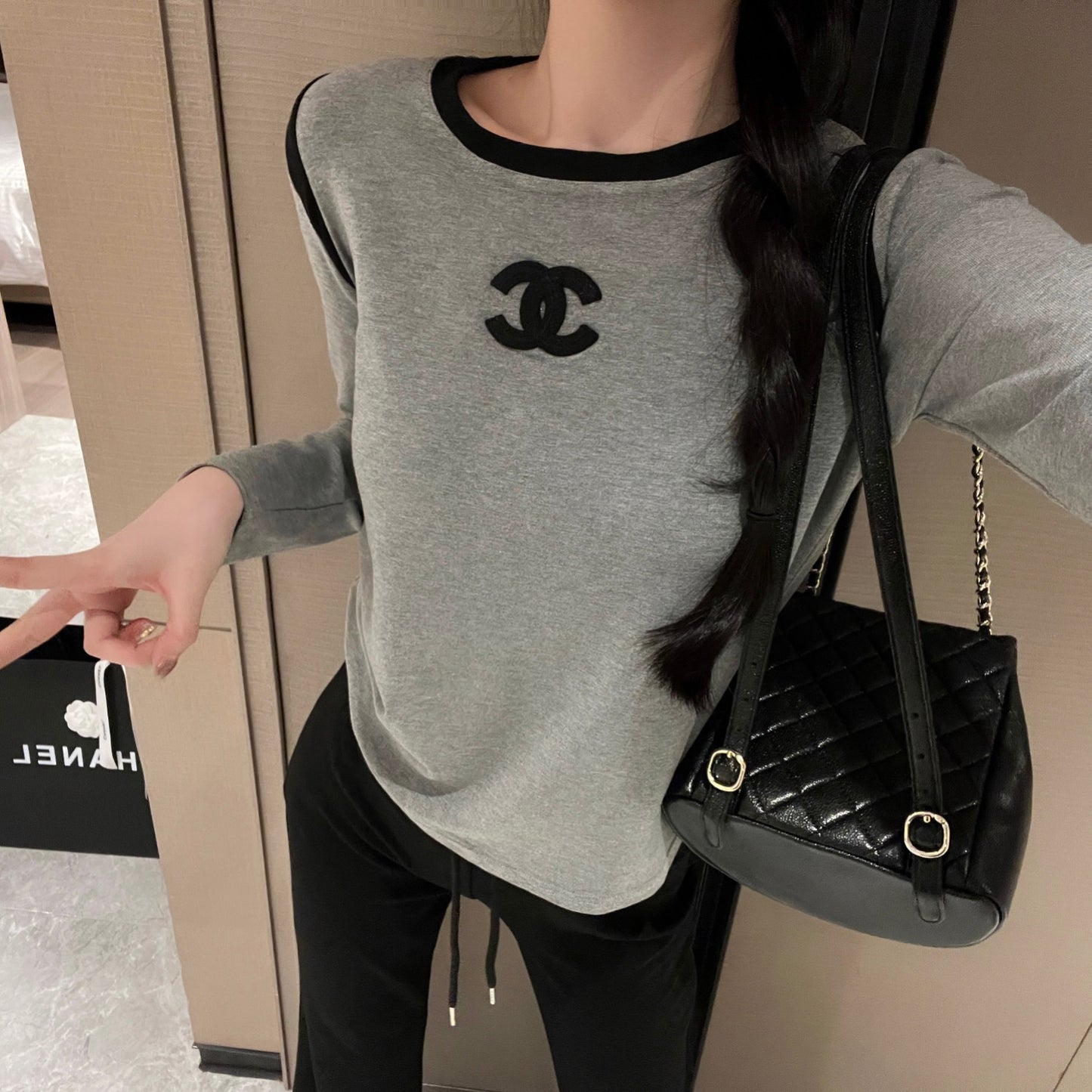 CNL Knitted Bottoming Sweater 0724090302