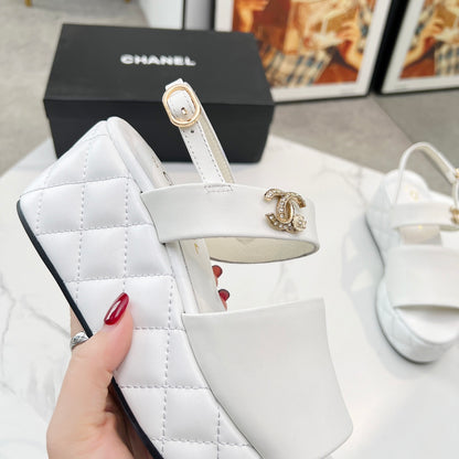 Chane1 top fashion thick-soled rhombus sandals 0724030811