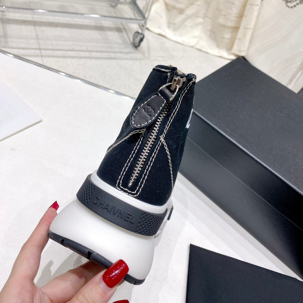 High top vintage classic women's casual shoes