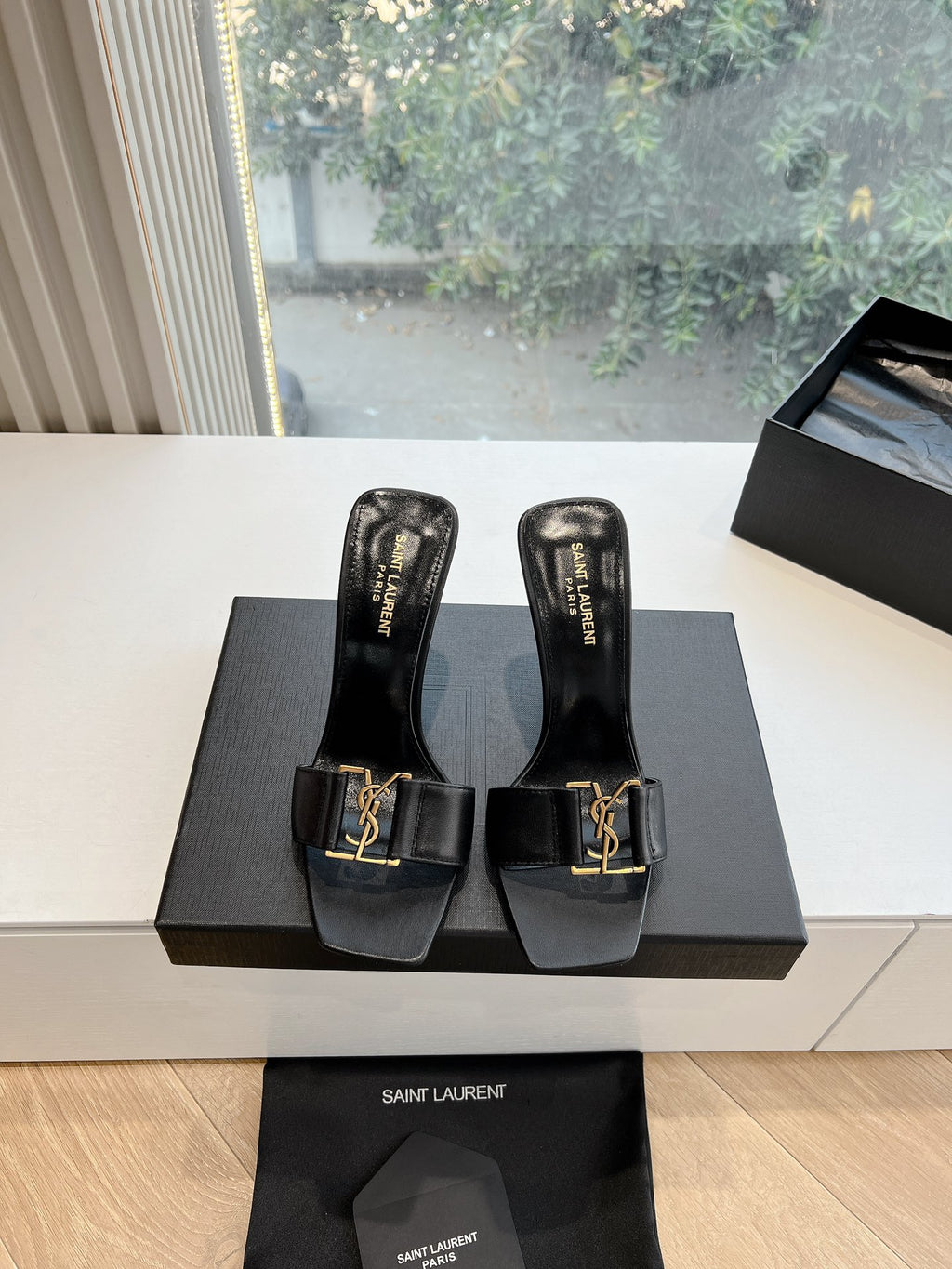 YSL high heel sandals slippers 0725021402