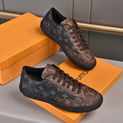 Leisure Pattern Leather Shoes