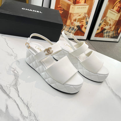 Chane1 top fashion thick-soled rhombus sandals 0724030811