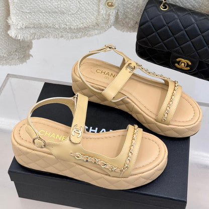 CNL Diamond chain thick-soled platform sandals 0725031110