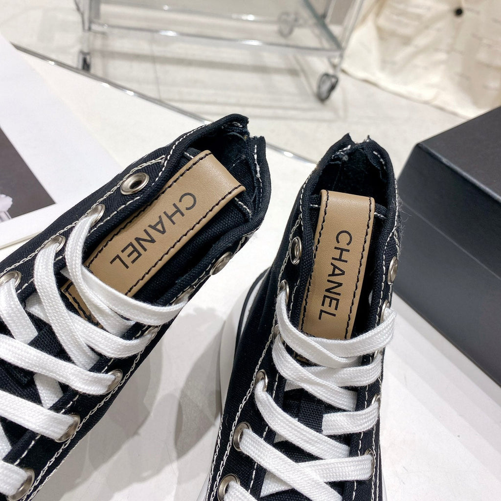 High top vintage classic women's casual shoes