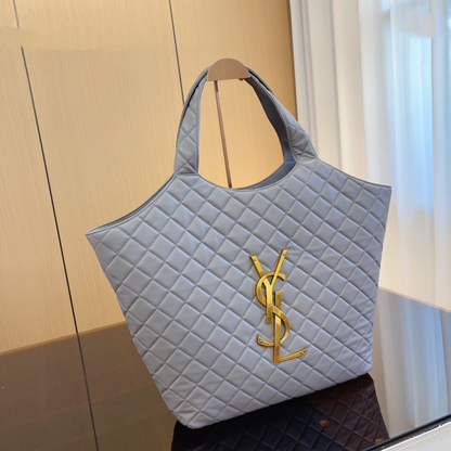 White Icare extra large shopping bag 0724032501