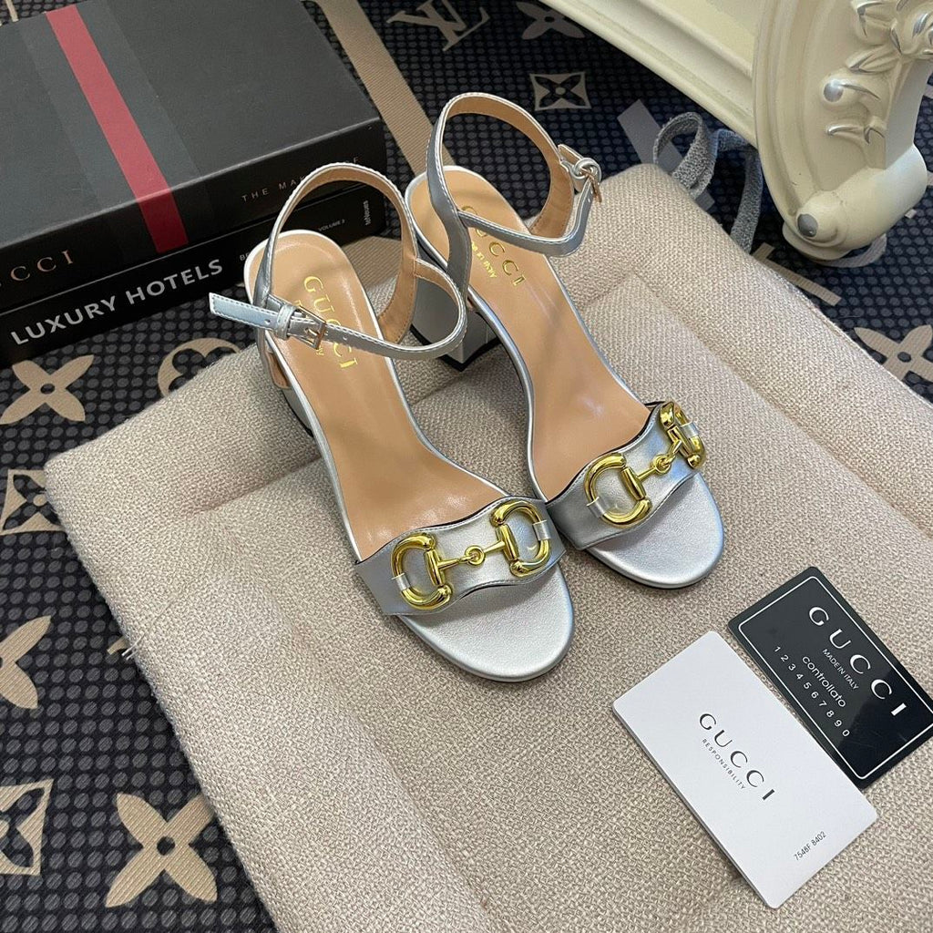 Classic Horsebit Leather Platform Sandals 1024031818