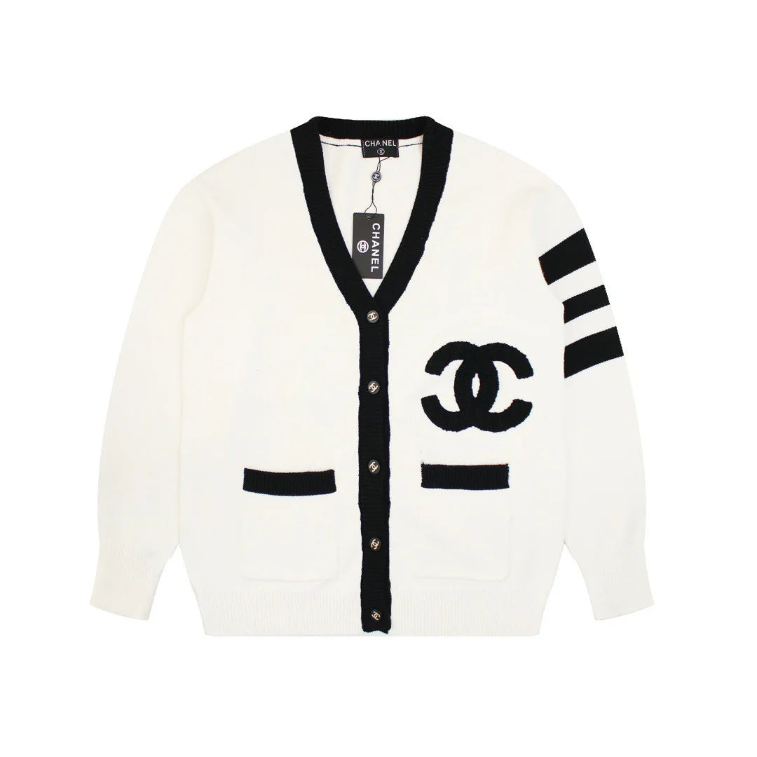 Versatile Knitted Embroidered Cardigan 1024093027