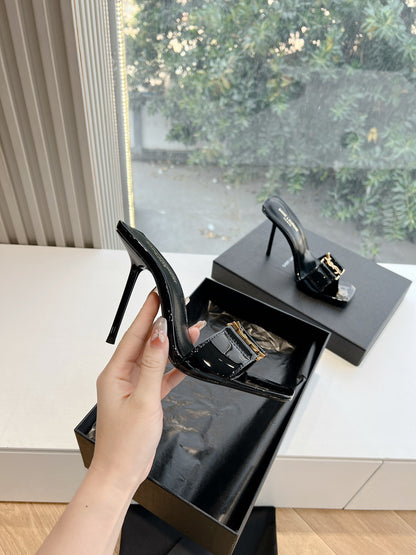 YSL high heel sandals slippers 0725021402