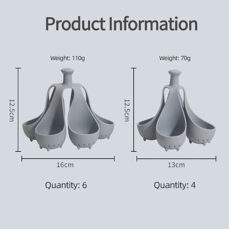 High Quality Silicone Egg Holder Not Stick High Temperature Resistant Safe Cooking Boiled Food Storage Container