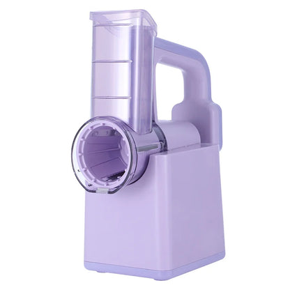 Electric Plastic Vegetable Cutter Slicer and Cheese Grater for Home Use Square Shape