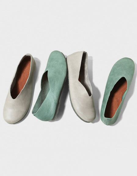 Comfortable Light-weight Soft Leather Retro Flat Shoes 35-43