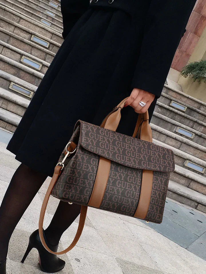 Fashionable women's leather crossbody bag 2025080805