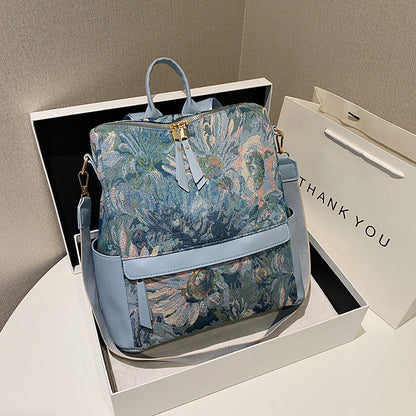 Oil painting backpack 20250808121