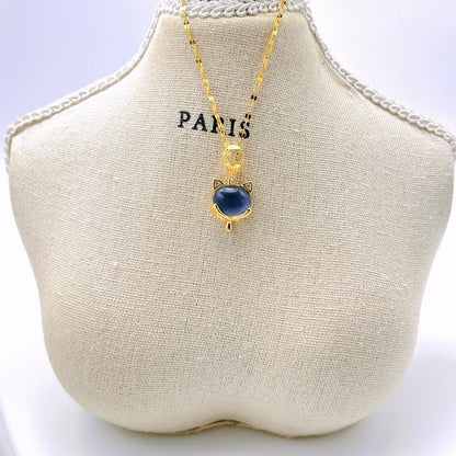 Fox collarbone necklace 2025081303