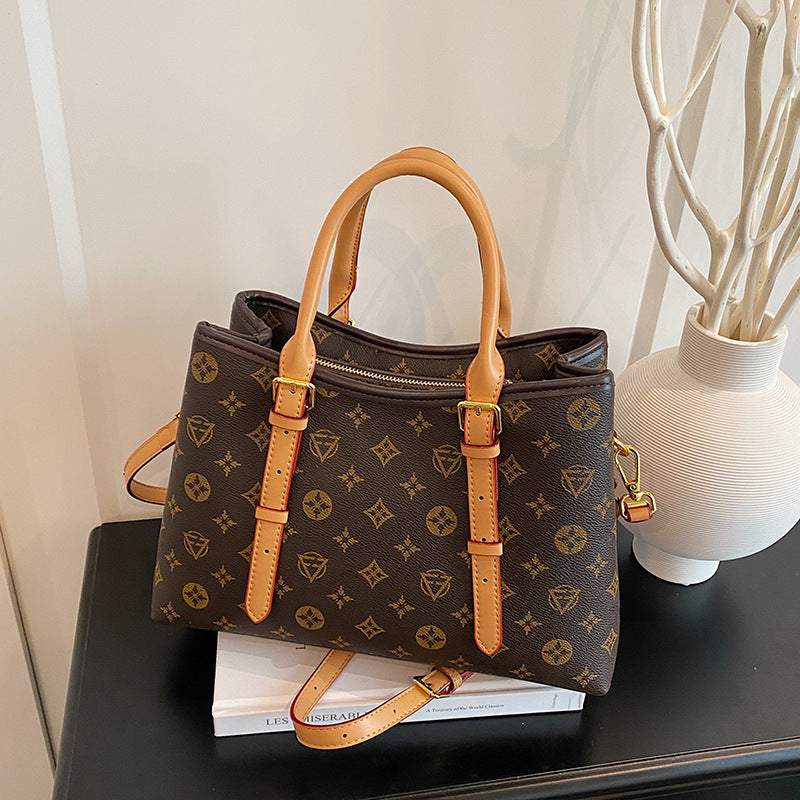 Retro single-shoulder crossbody bag 2025080801