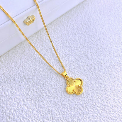 Four-leaf clover necklace 2025081219