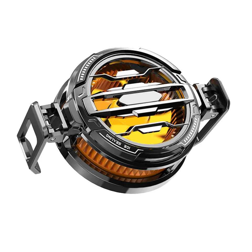 Magnetic&Rear Clip Phone Cooler 7-Color Illumination