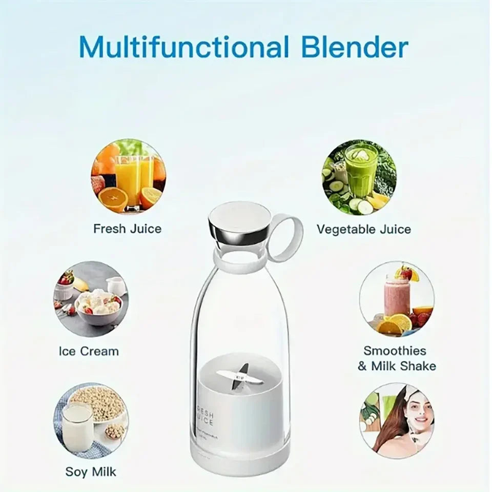 Wireless electric fruit juicer and blender