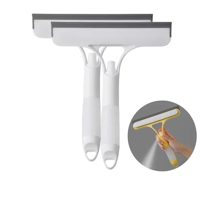 3-in-1 window cleaning, glass mirror wiper scrubbing, household car cleaning tools