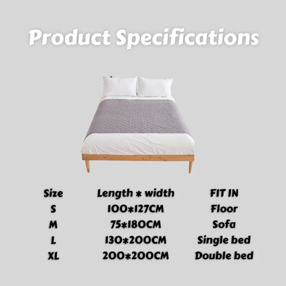 Waterproof Mattress Protector for Kids & Pets - King Size Urine Proof Bed Cover, Reusable Washable & Anti-Slip Pets Bed Mat