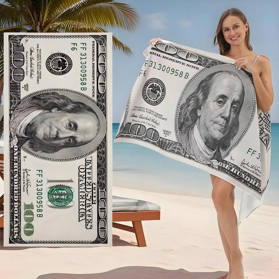 Dollar beach towel accessories bath towel