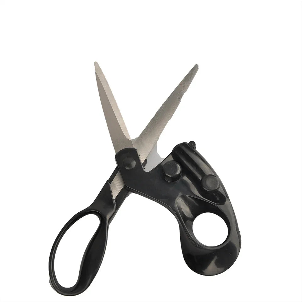 Professional Sewing Laser Guided Scissors, Infrared Laser Scissors with Battery for Home Crafts Packaging Fabric Cutting