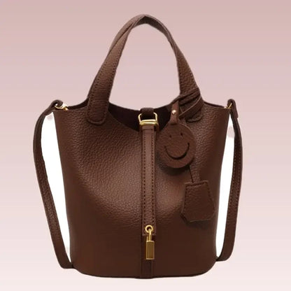 Retro bucket bag, high-end textured commuter bag 2025072908