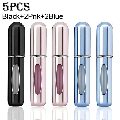 1/3/4/5 PCS mini refillable perfume portable atomizer bottle