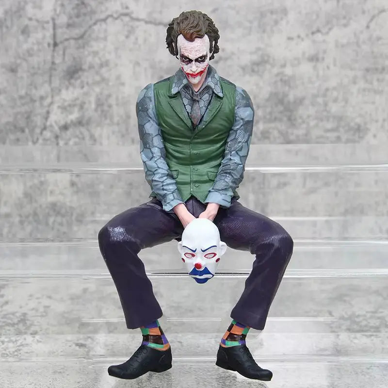 Joker Heath Ledger Action Figures Car Roof Decoration Portable Wild Mask Statue Model Car Doll Toy Collection Christmas Gift